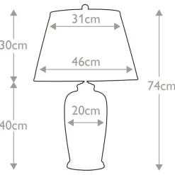 Sklep Kaja Wymyślna lampa stołowa z abażurem BLACKBIRDS-TL z serii BLACK BIRDS