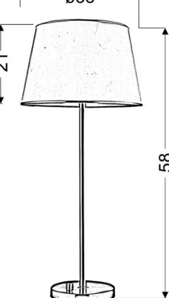 Sklep Kaja Wysoka, klasyczna lampka stołowa 41-00913 IBIS | Kaja Oświetlenie