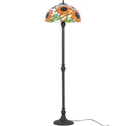 Sklep Kaja Wysoka lampa podłogowa z okazałym kloszem K-F16814 z serii SUNFLOWER
