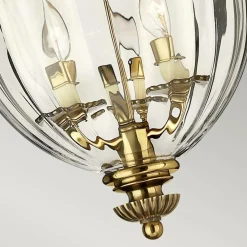 Sklep Kaja Wysoki plafon wewnętrzny, złoty HK-CAMBRIDGE-F-B z serii CAMBRIDGE