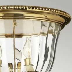 Sklep Kaja Wysoki plafon wewnętrzny, złoty HK-CAMBRIDGE-F-B z serii CAMBRIDGE