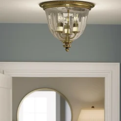 Sklep Kaja Wysoki plafon wewnętrzny, złoty HK-CAMBRIDGE-F-B z serii CAMBRIDGE