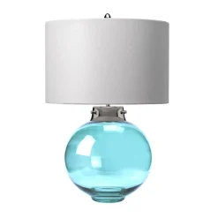 Sklep Kaja Wyszukana lampa stołowa z abażurem DL-KARA-TL-BLUE z serii KARA
