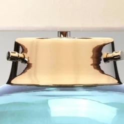 Sklep Kaja Wyszukana lampa stołowa z abażurem DL-KARA-TL-BLUE z serii KARA