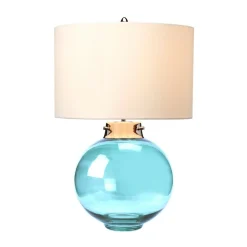 Sklep Kaja Wyszukana lampa stołowa z abażurem DL-KARA-TL-BLUE z serii KARA