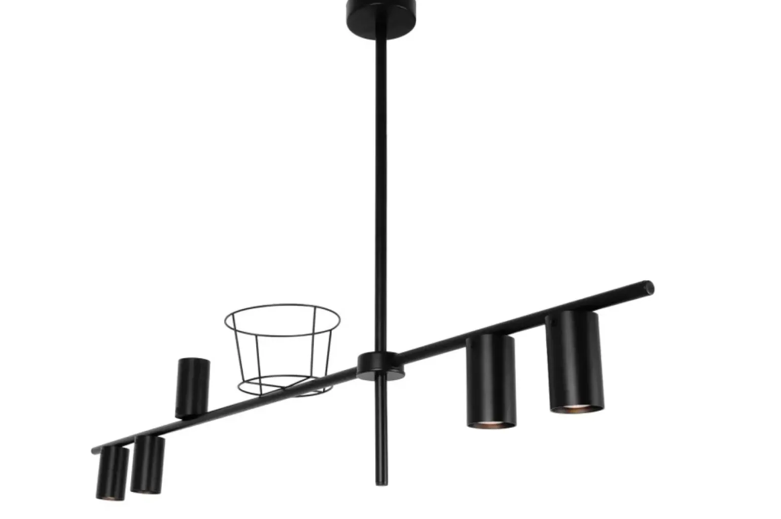 Store Wyszukana lampa sufitowa na pięć żarówek i kwiatka K-4757 z serii ROCCO Żyrandole Nowoczesne