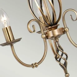 Sklep Kaja Wytworna lampa wisząca do jadalni ART3-AGD-BRASS z serii ARTISAN