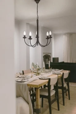 Sklep Kaja Żyrandol - świecznik z regulowaną wysokością K-4971 | Kaja Oświetlenie