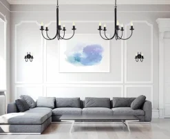 Sklep Kaja Żyrandol - świecznik z regulowaną wysokością K-4971 | Kaja Oświetlenie