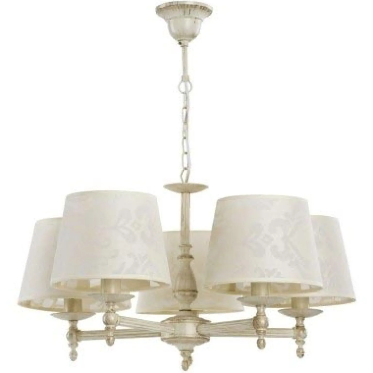 Sklep Kaja Żyrandol écru na łańcuchu AL 18535 ROKSANA WHITE | Kaja Oświetlenie