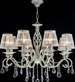 Sklep Kaja Żyrandol glamour do salonu ARM247-08-G GRACE | Kaja Oświetlenie