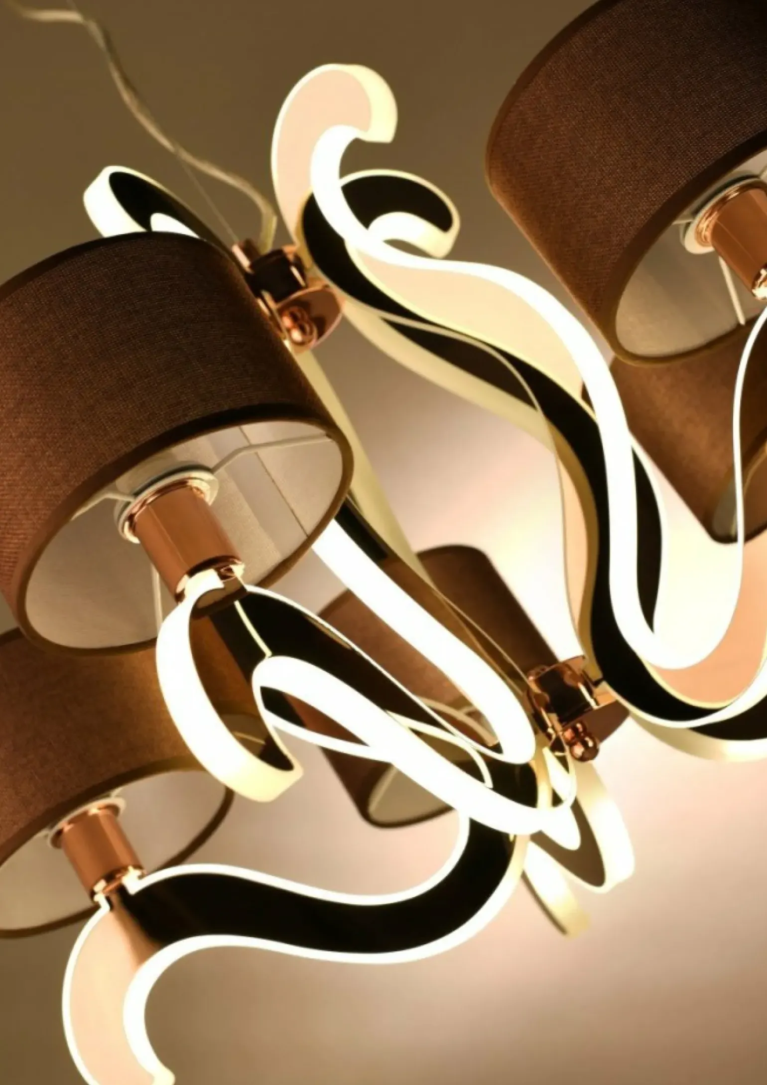 Sklep Kaja Żyrandol glamour LED w ramionach 35-33918 AMBROSIA | Kaja Oświetlenie