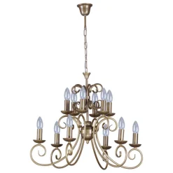 Sklep Kaja Żyrandol K-3151 z serii GENEWA - patyna