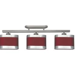 Sklep Kaja Żyrandol K-2165 z serii SELENE - satyna, czerwony