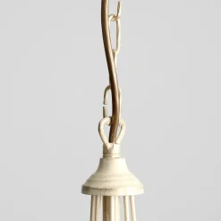 Sklep Kaja Żyrandol kremowy świecznik do salonu 397R9 12-PŁ RÓŻA | Kaja