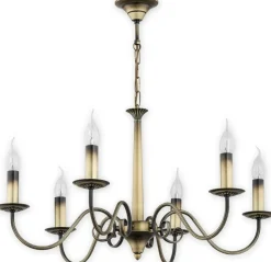 Sklep Kaja Żyrandol na sześć świecowych żarówek O2896 W6 PAT | Kaja Oświetlenie