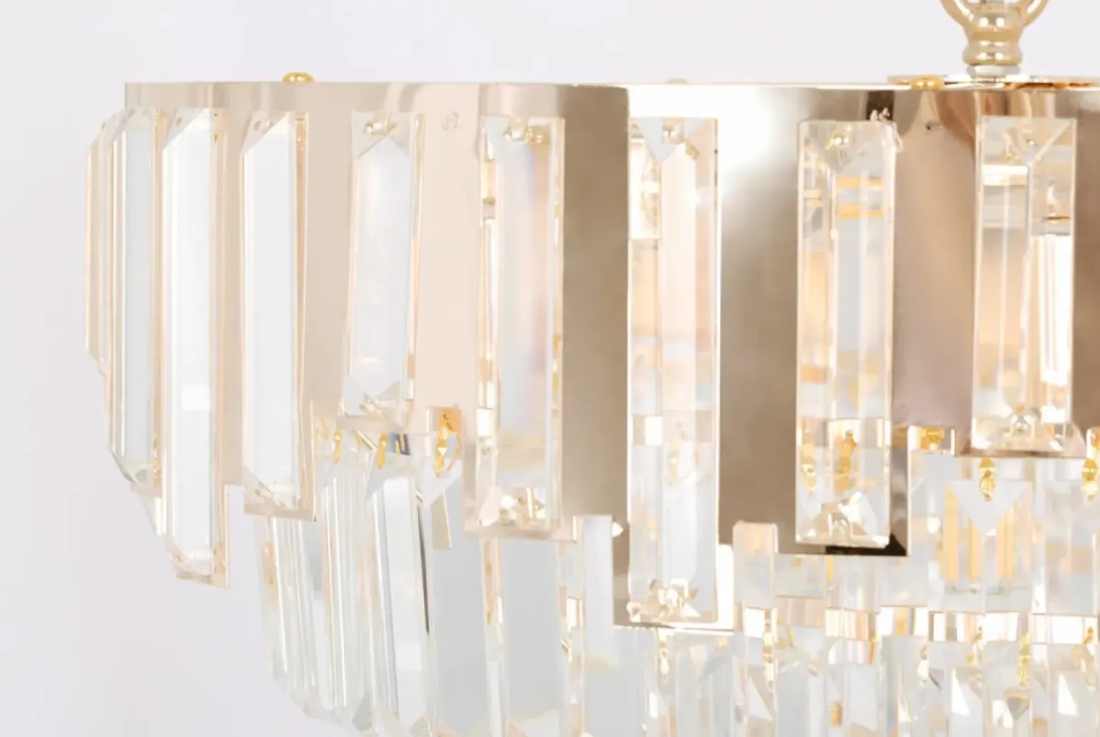 Store Żyrandol w kolorze złota, do salonu K-8175 | Kaja Oświetlenie Żyrandole Nowoczesne