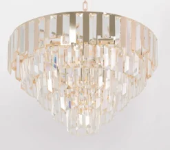 Store Żyrandol w kolorze złota, do salonu K-8175 | Kaja Oświetlenie Żyrandole Nowoczesne