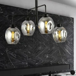 Best Sale Żyrandol w stylu loftowym, do salonu 1163/4 LUKKA | Kaja Oświetlenie Żyrandole Nowoczesne