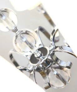 Sklep Kaja Żyrandol z abażurami i kryształkami MX P0110 CHARLOTTE | Kaja