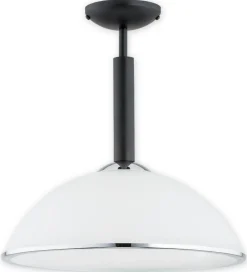 Sklep Kaja Żyrandol z czarną matową oprawą O2921 W1 CZA + CH | Kaja Oświetlenie