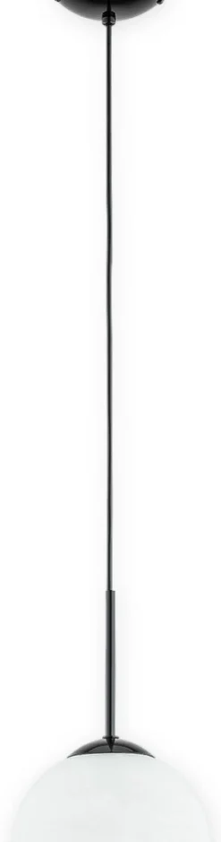 Sklep Kaja Żyrandol z czarną połyskującą podsufitką O3131 W1 CZA | Kaja