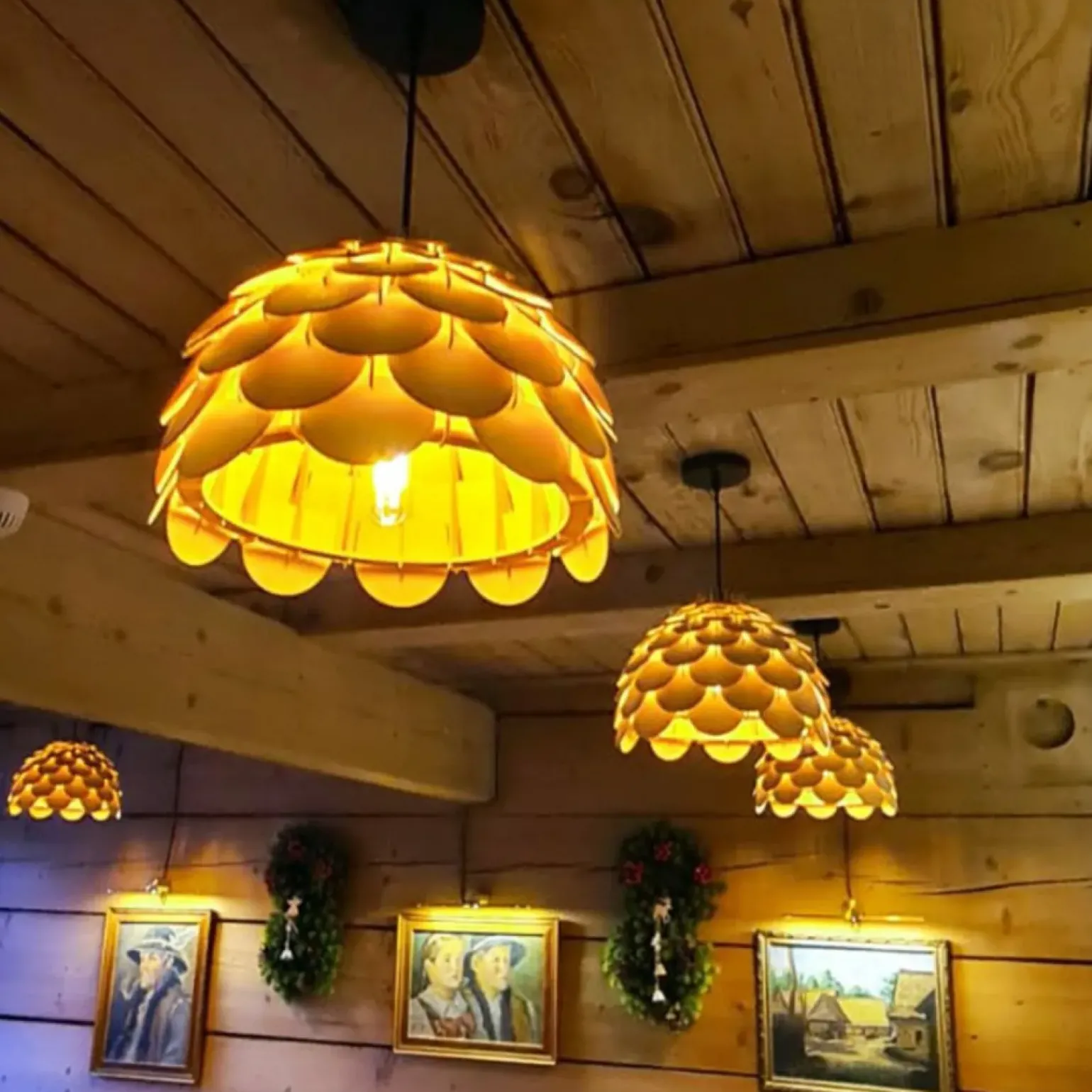 Hot Żyrandol z dekoracyjnym abażurem LP-101335/1P L BURGO | Kaja Żyrandole Nowoczesne