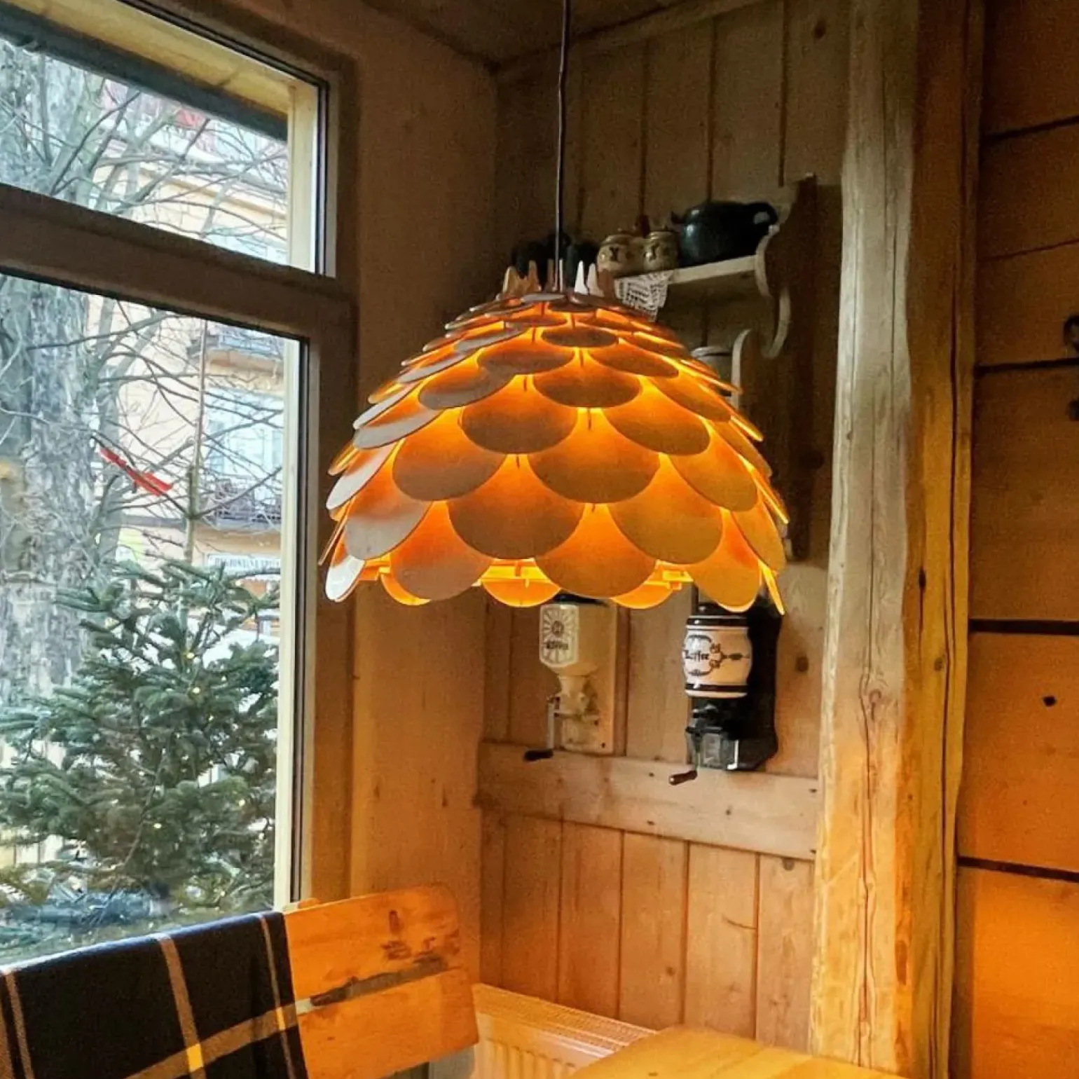 Hot Żyrandol z dekoracyjnym abażurem LP-101335/1P L BURGO | Kaja Żyrandole Nowoczesne