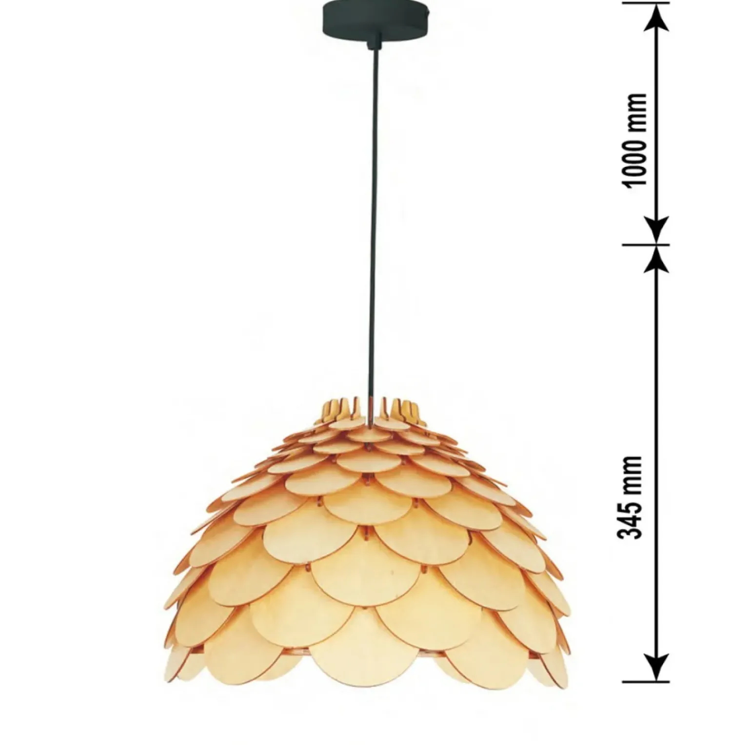 Hot Żyrandol z dekoracyjnym abażurem LP-101335/1P L BURGO | Kaja Żyrandole Nowoczesne
