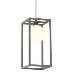 Sale Żyrandol z geometryczną ramką MD-BR4367-D1 GR DAISY | Kaja Oświetlenie Żyrandole Nowoczesne