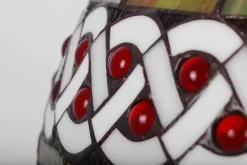 Sklep Kaja Żyrandol z kloszem z masy perłowej K-P162208 TIFANY | Kaja Oświetlenie