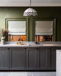 Sklep Kaja Żyrandol z kloszem z masy perłowej K-P162208 TIFANY | Kaja Oświetlenie