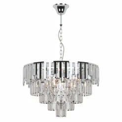 Online Żyrandol z kryształami, w m kolorze K-8177 | Kaja Oświetlenie Żyrandole Nowoczesne