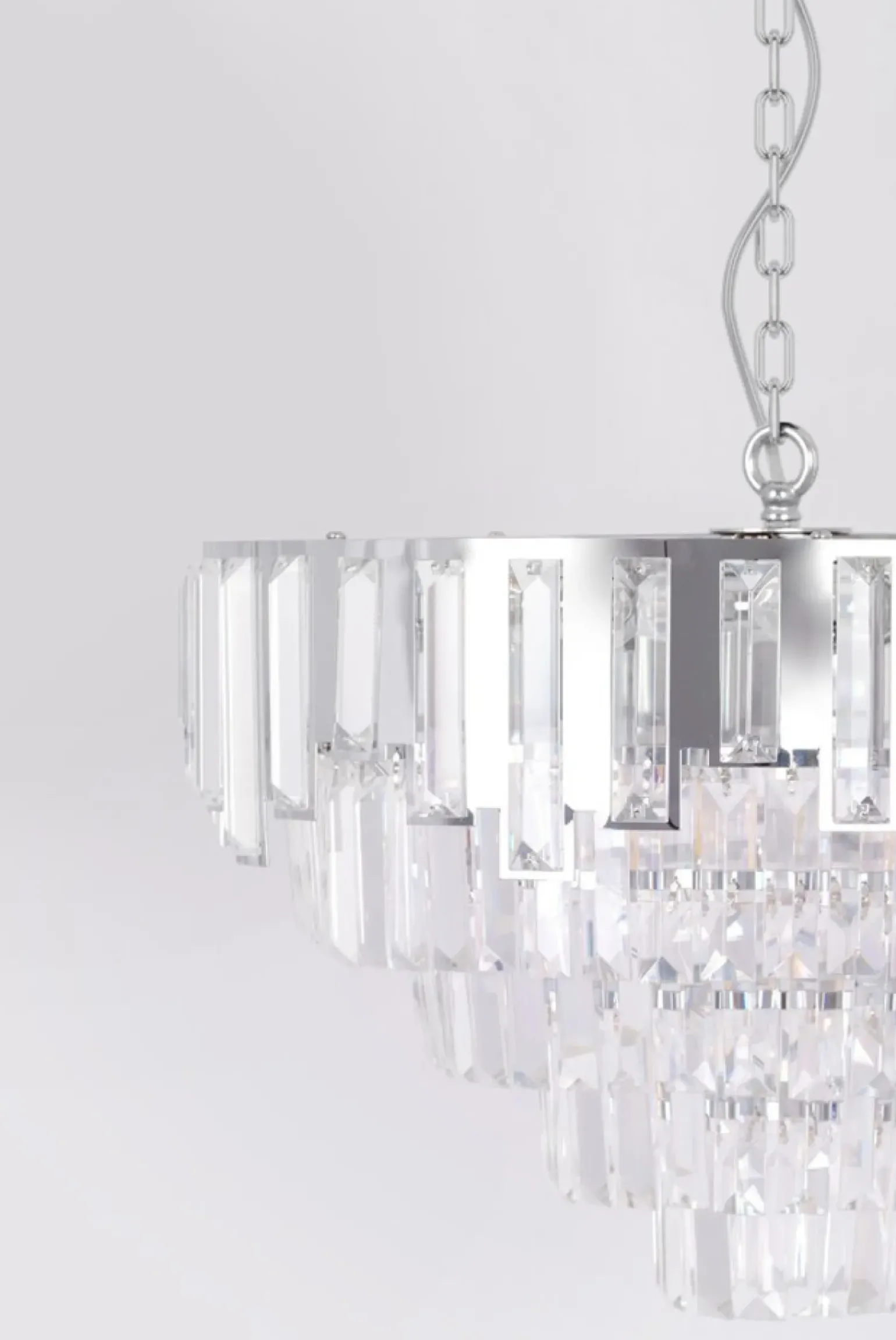 Online Żyrandol z kryształami, w m kolorze K-8177 | Kaja Oświetlenie Żyrandole Nowoczesne