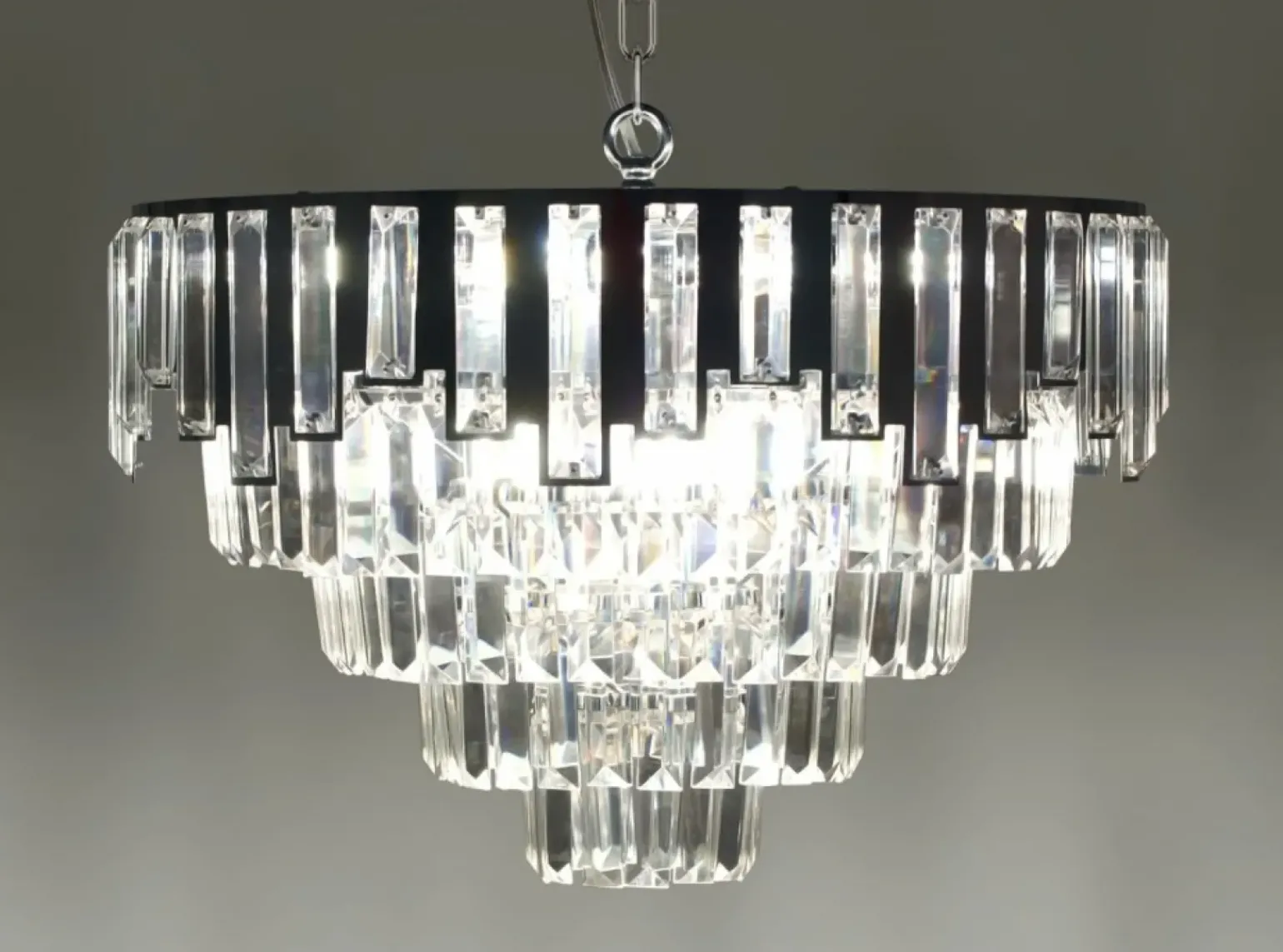 Online Żyrandol z kryształami, w m kolorze K-8177 | Kaja Oświetlenie Żyrandole Nowoczesne