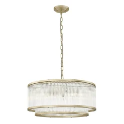 Clearance Żyrandol z kryształowymi kloszami P0528-06H-V6AC SERGIO | Kaja Żyrandole Nowoczesne