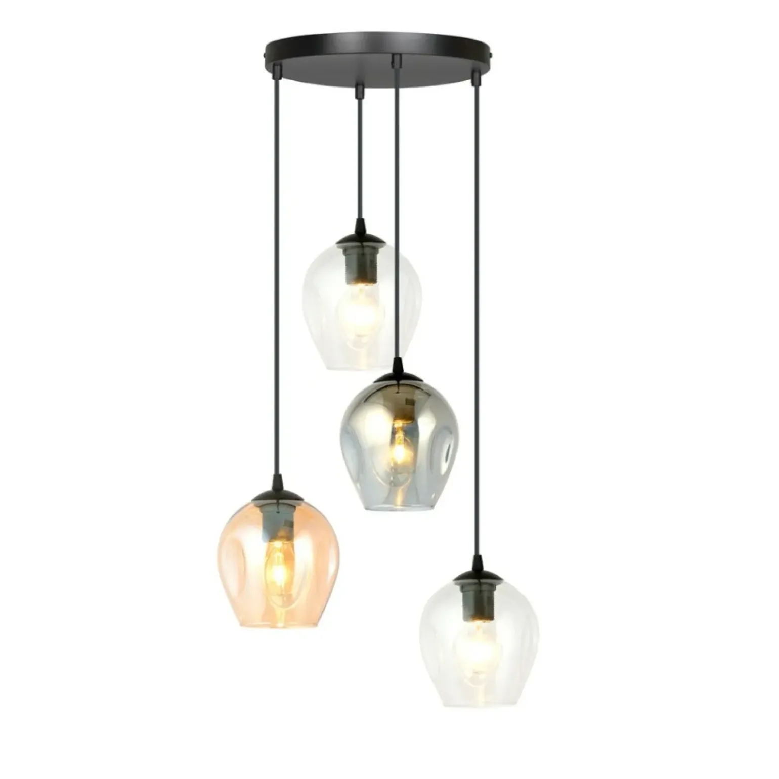 Cheap Żyrandol z różnorodnymi kloszami 682/4PREM ISTAR PREMIUM | Kaja Żyrandole Nowoczesne