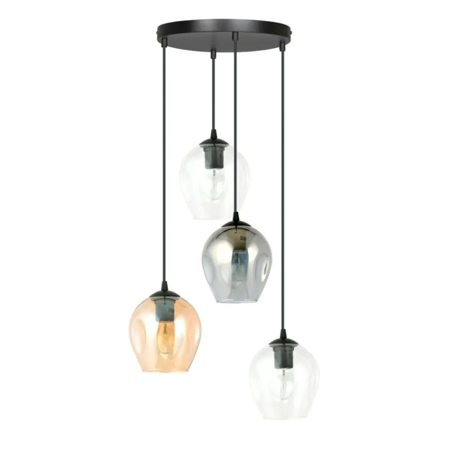 Cheap Żyrandol z różnorodnymi kloszami 682/4PREM ISTAR PREMIUM | Kaja Żyrandole Nowoczesne