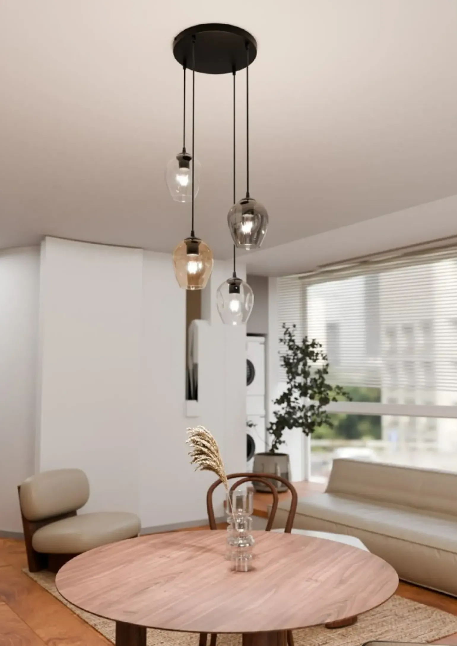 Cheap Żyrandol z różnorodnymi kloszami 682/4PREM ISTAR PREMIUM | Kaja Żyrandole Nowoczesne