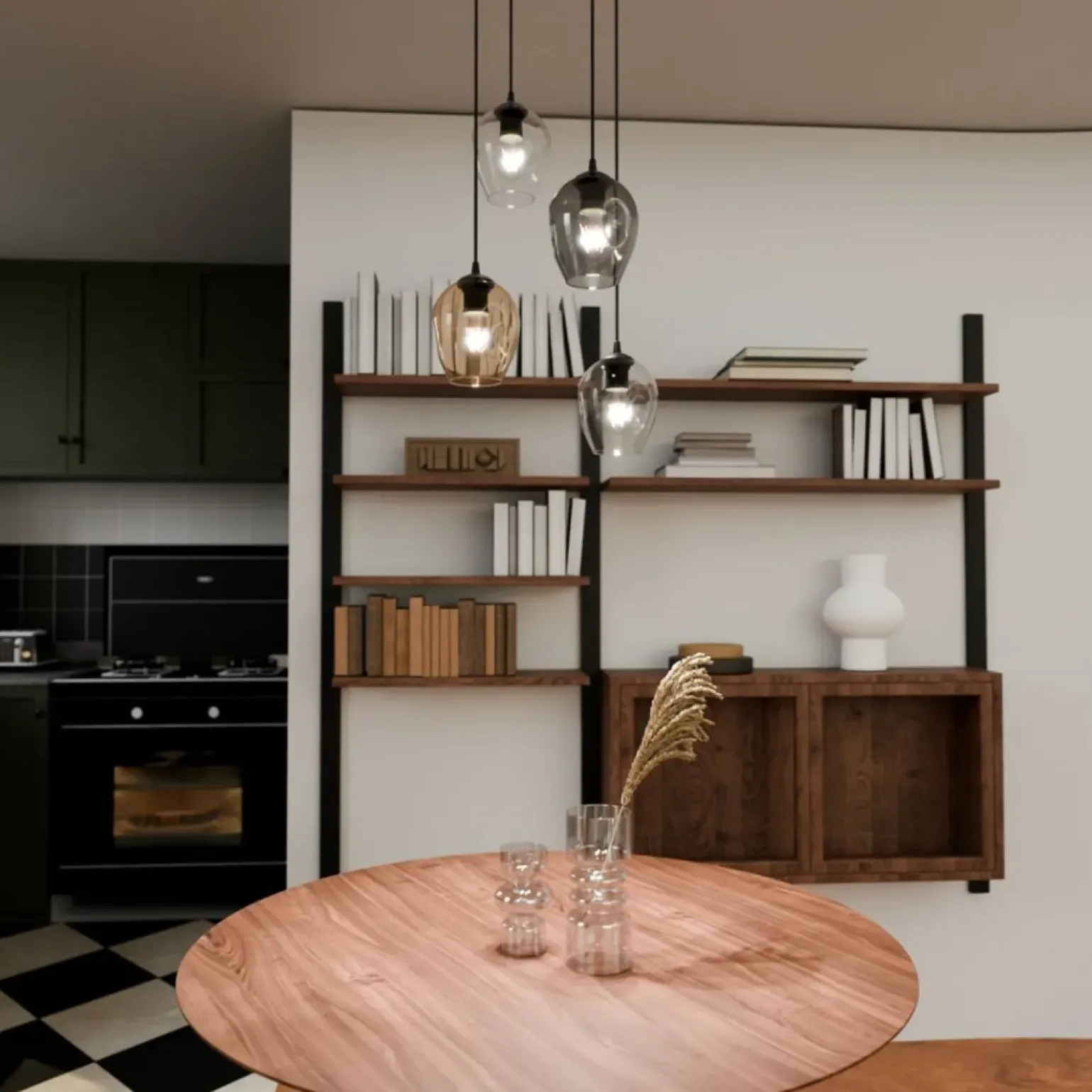 Cheap Żyrandol z różnorodnymi kloszami 682/4PREM ISTAR PREMIUM | Kaja Żyrandole Nowoczesne