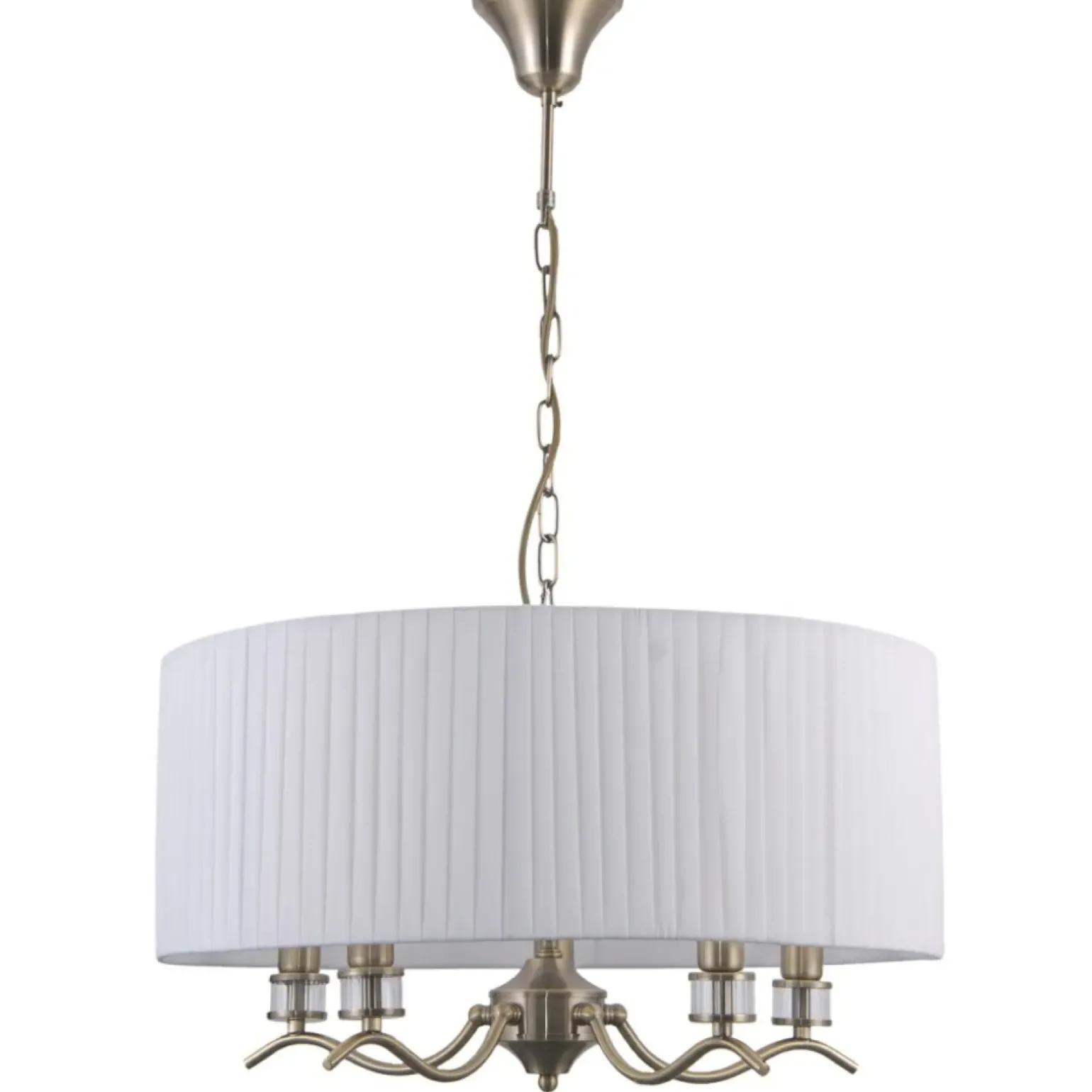 Sklep Kaja Żyrandol z szerokim abażurem PND-28343-5A FERLENA | Kaja Oświetlenie