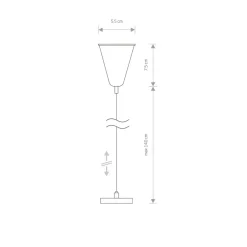 Sklep Kaja Zawiesie linkowe do szynoprzewodu 9460 | Kaja Oświetlenie