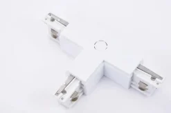 Sklep Kaja Złącze T lewe białe do szyny 3-fazowej AZ4275 TRACK | Kaja Oświetlenie