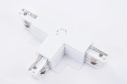 Sklep Kaja Złącze T prawe białe do szyny podtynkowej AZ4299 TRACK | Kaja