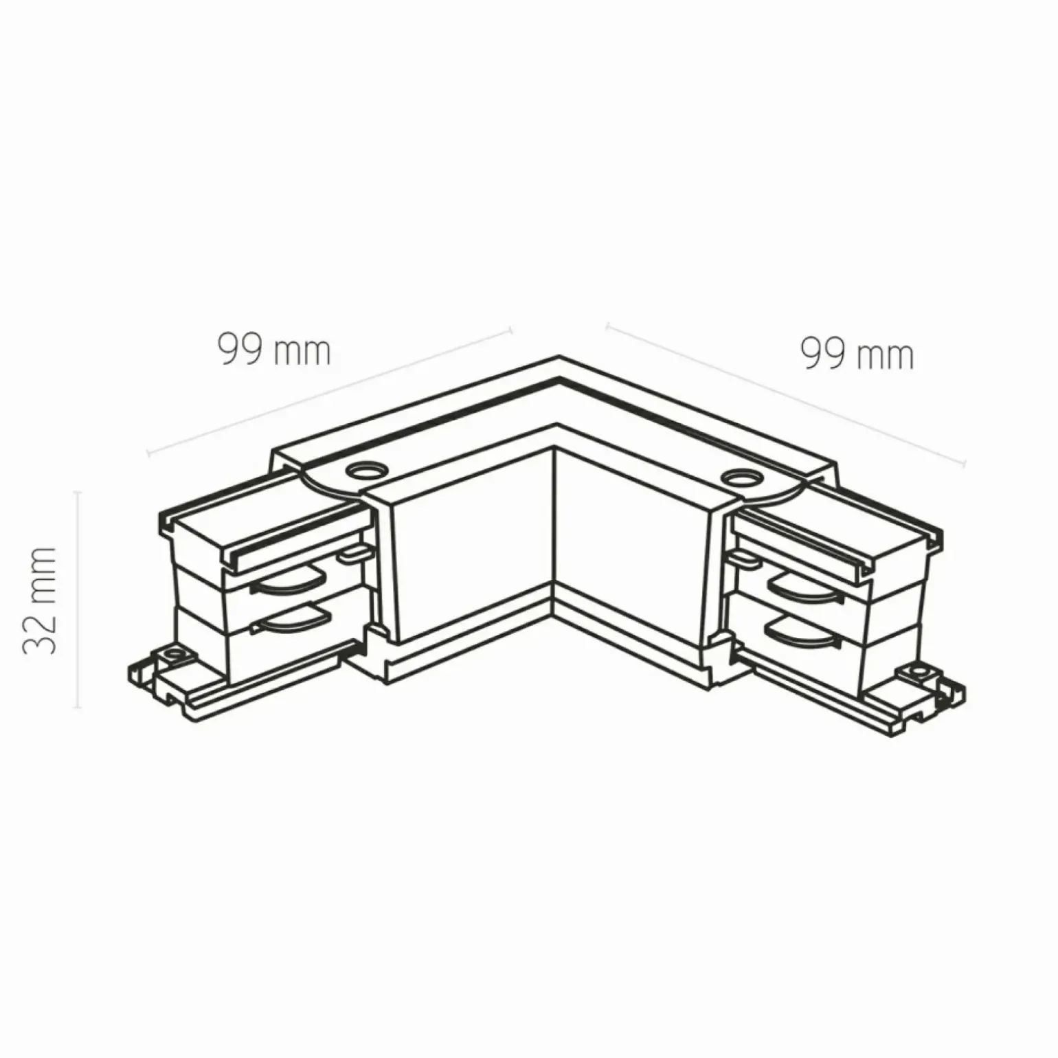 Sklep Kaja Złączka typu L do szyny natynkowej ZM 8010 z serii SZ.TRÓJOBWODOWA