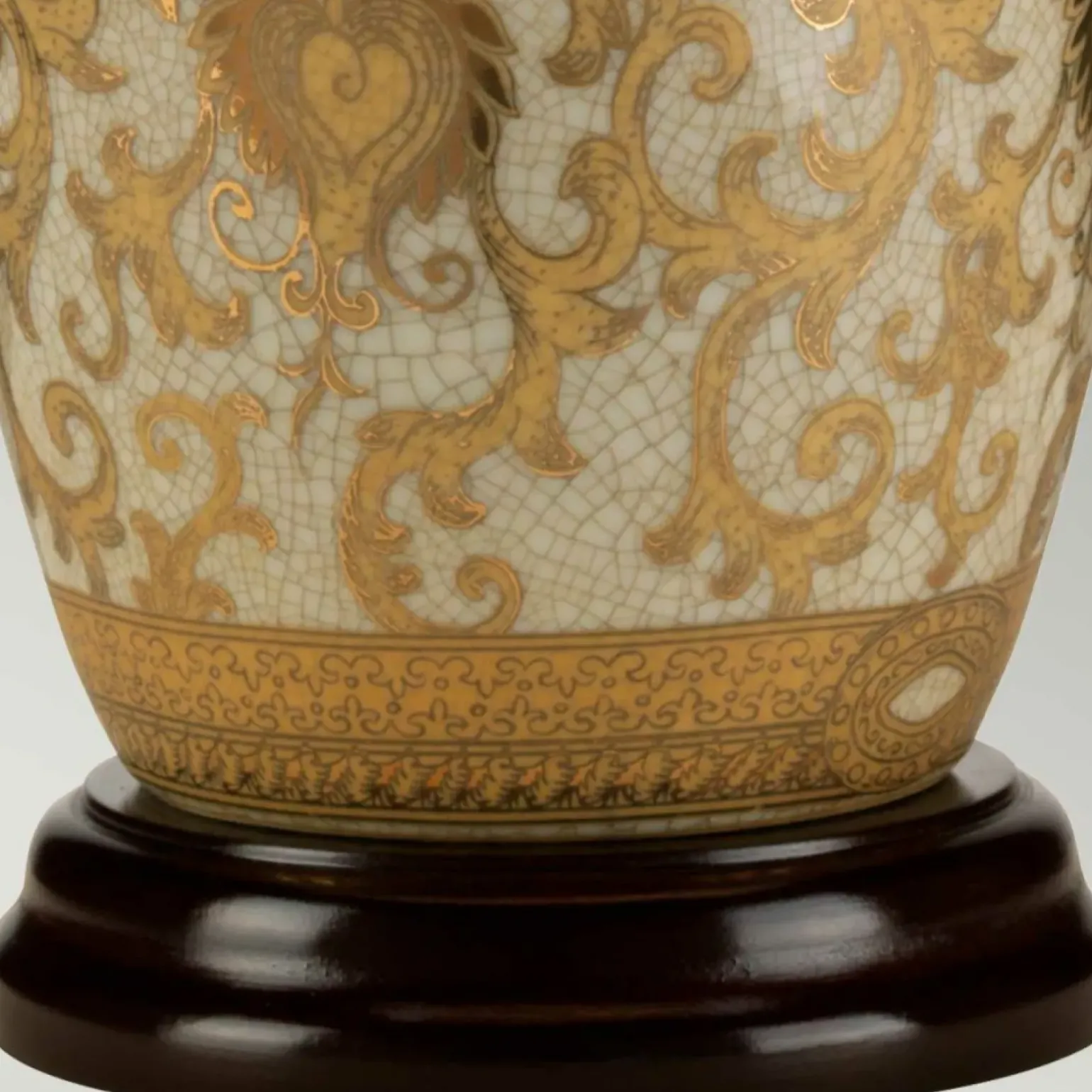 Sklep Kaja Zdobiona lampka nocna, złota GOLD-THISTLE-TL z serii GOLDTHISTLE