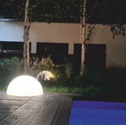 Sklep Kaja Zewnętrz lampa ogrodowa półkula LP-3519-600 CLOUDS | Kaja Oświetlenie