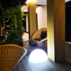 Sklep Kaja Zewnętrz lampa ogrodowa półkula LP-3519-600 CLOUDS | Kaja Oświetlenie