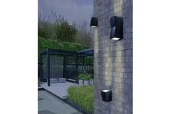 Sklep Kaja Zewnętrzna lampa ścienna dwukierunkowa AZ4345 REZIA | Kaja Oświetlenie