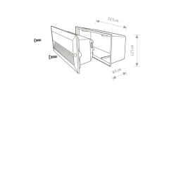 Sklep Kaja Zewnętrzna lampa mocowana w elewacji 4966 BASALT | Kaja Oświetlenie